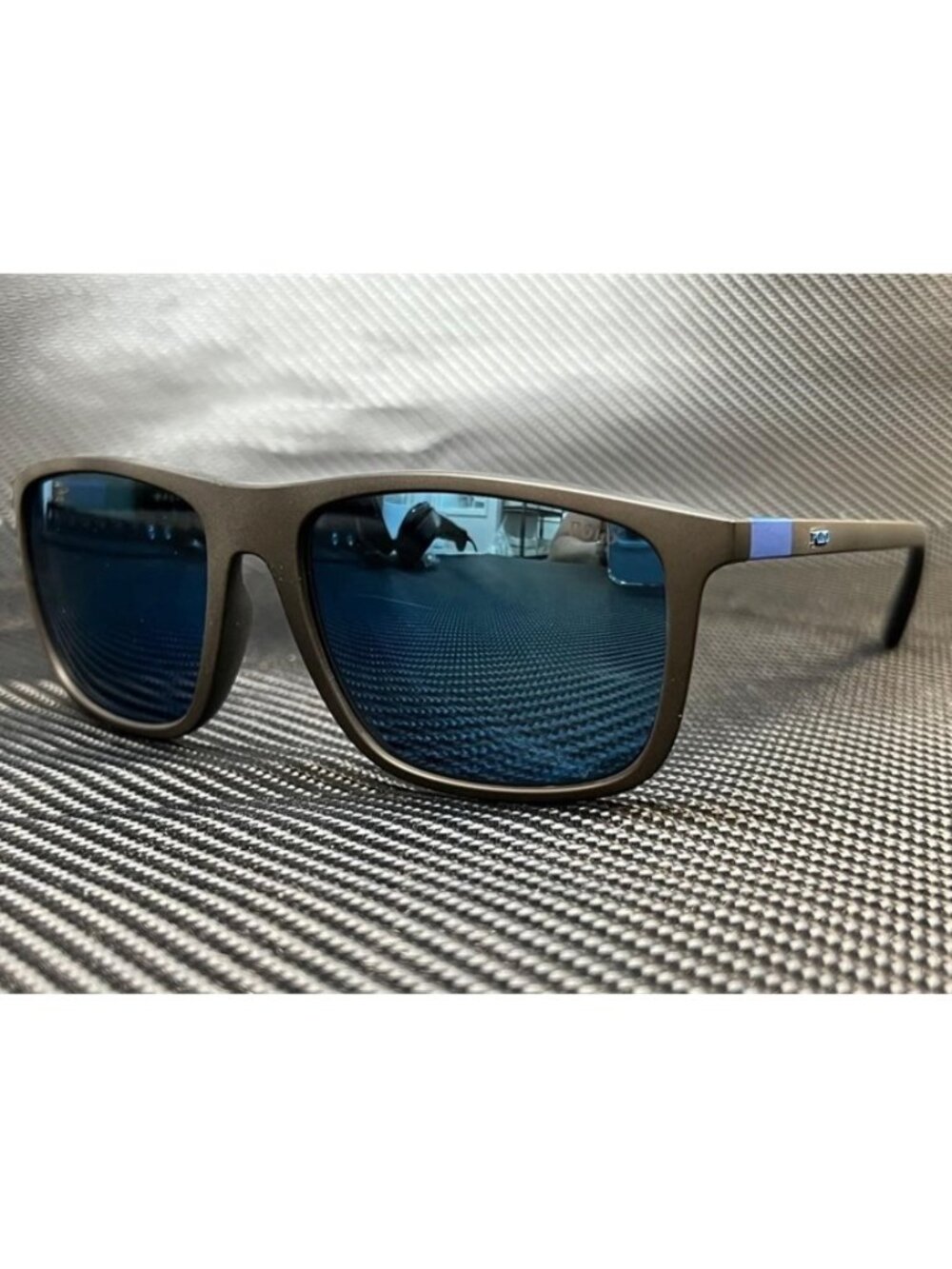 New Polo Ralph Lauren Men Matte Black Sunglasses 57- 17- 145